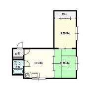 ◎303号室、403号室は反転平面図になります。