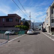 前面道路、五稜郭病院迄200ｍ
