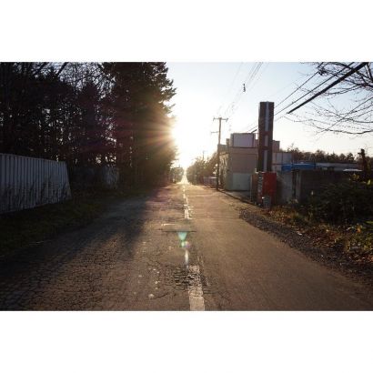 前面道路市街地方向