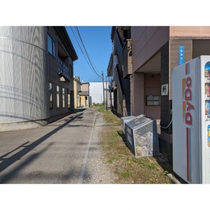 敷地北側の私道