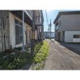 敷地北側の私道と解体予定建物