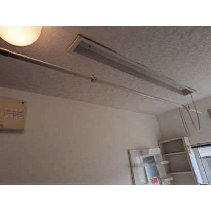 洗面脱衣所の物干し
