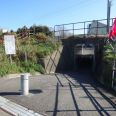 近くの市立函館病院地下歩道