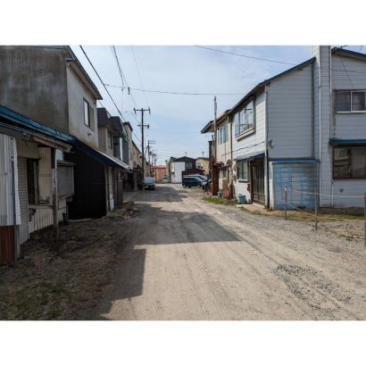前面道路、西向き